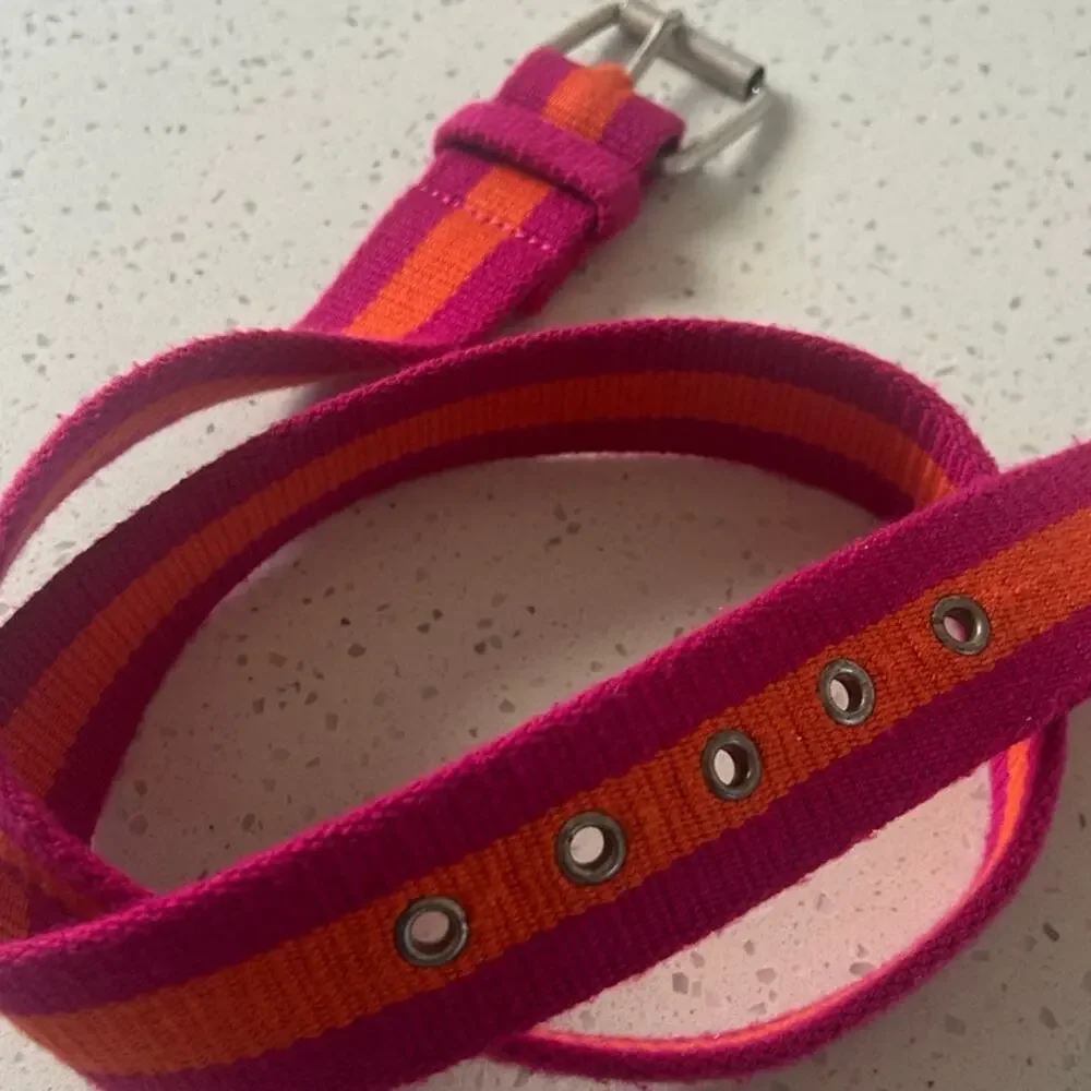 Espirt Pink Orange Vintage Belt
